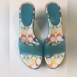 Coach Jelly Kitten Heels